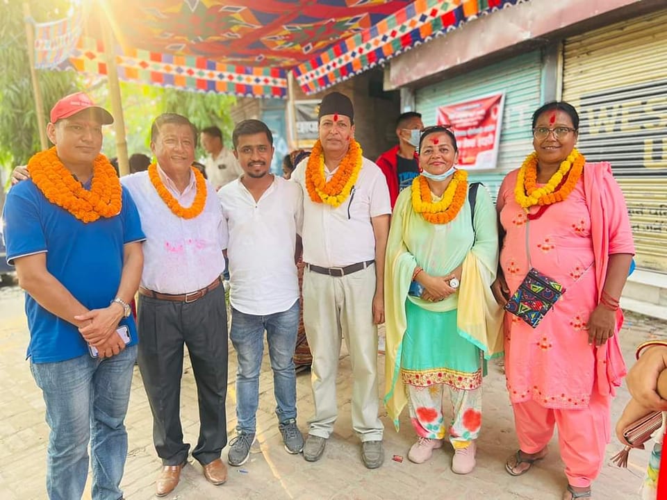 एमालेले  प्यानलै जित्याे  इटहरी वडा नं. ४