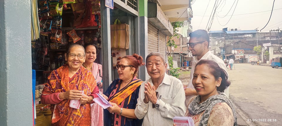 अपुरा काम पुरा गर्ने प्रतिबद्धता सहित धरान १२ मा एमालेका टंक राई