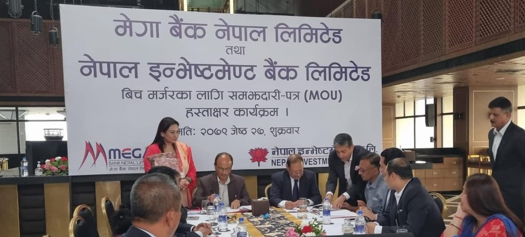 मेगा र  इन्भेष्टमेन्ट बैंक मर्जरमा जाने समझदारी