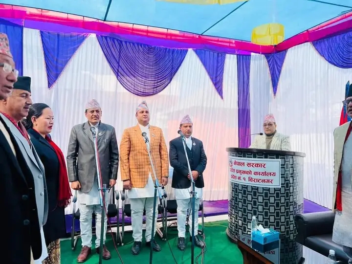 प्रदेश १ मा तीन विना विभागीय मन्त्री थपिए