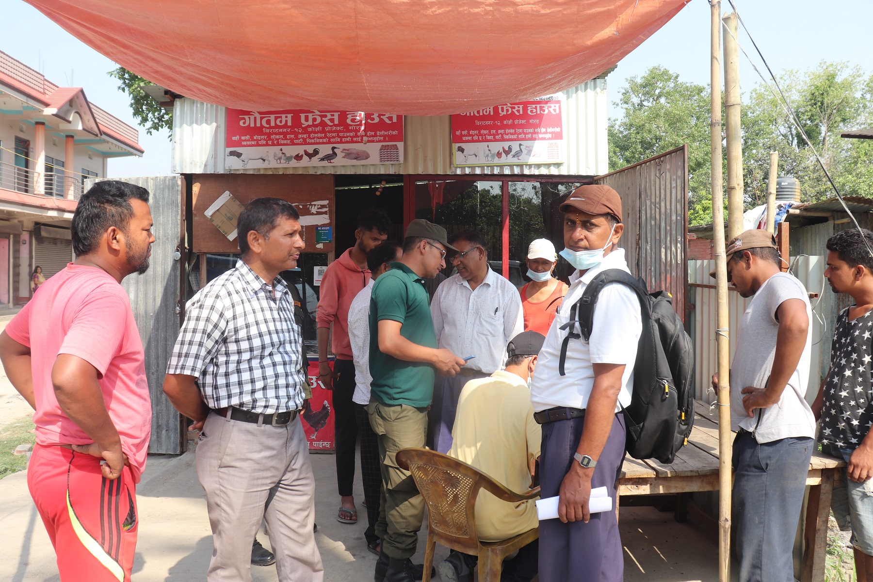 विराटनगरमा मासु पसलको अनुगमन तीव्र