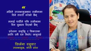 उपसभामुखबाट राजीनामा दिने तयारी गरेको छैन् : सिर्जना दनुवार