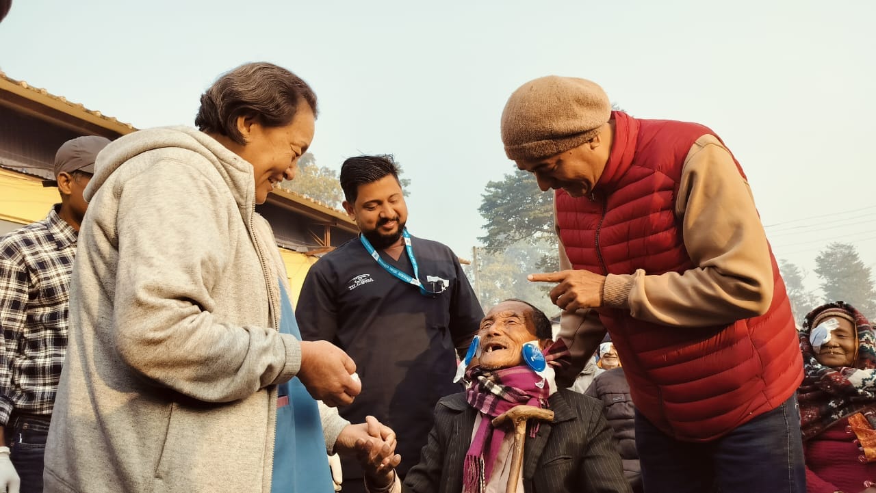 चौदण्डीगढीमा निःशुल्क आँखा शिविर