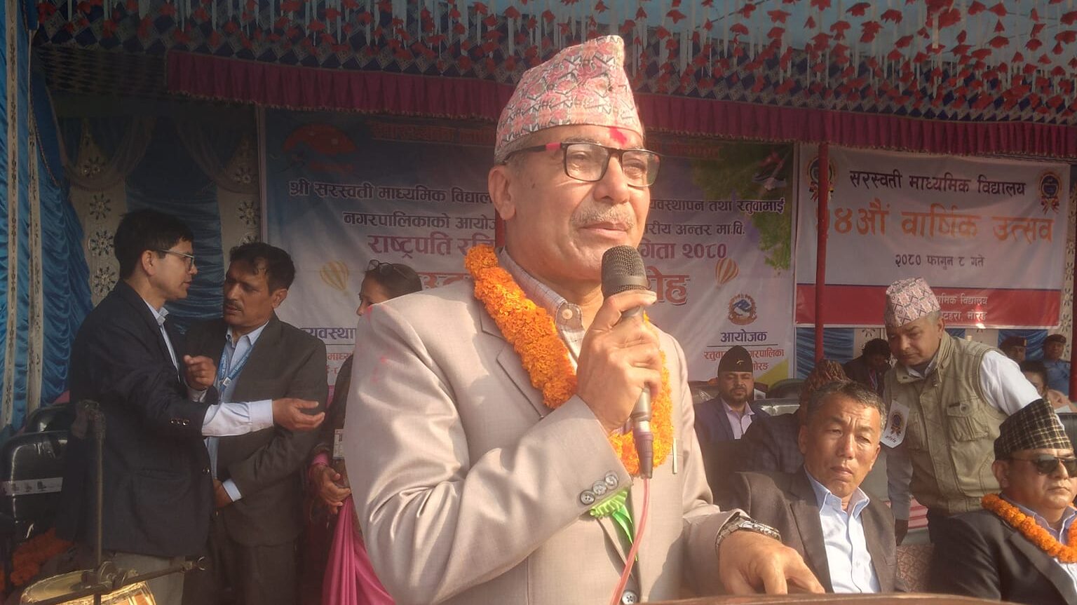 विद्यार्थीको पढाइमा खेल क्षेत्रले ठूलो प्रभाव पार्छ : सांसद पोखरेल