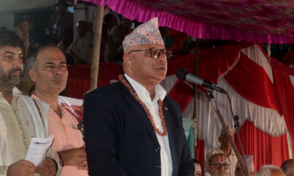 सिंघिया नदी आरतीले  नेपाली समुदाय बीच सद्भावको सन्देश दिएको मुख्यमन्त्री कार्कीको भनाई