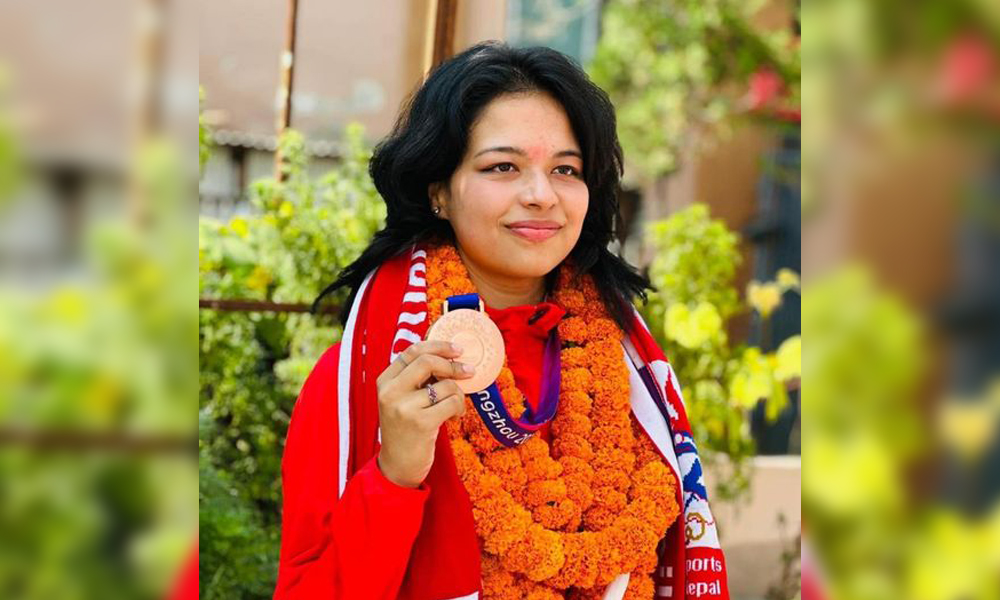 पलेशाले जिताइन ऐतिहासिक पदक