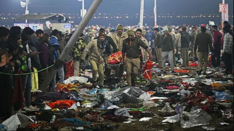 महाकुम्भमा भागदौड हुँदा १२ जनाको मृत्यु