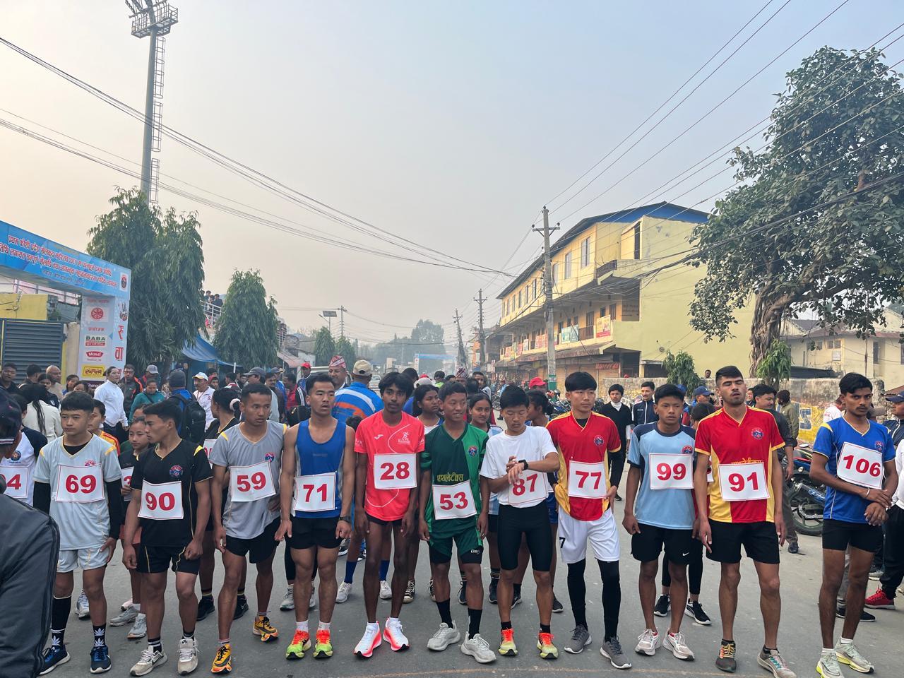प्रथम कोशी खेलकुद महोत्सव : पुरुष सडक दौडमा तेह्रथुमका लिम्बू र महिलामा खोटाङकी बस्नेत प्रथम