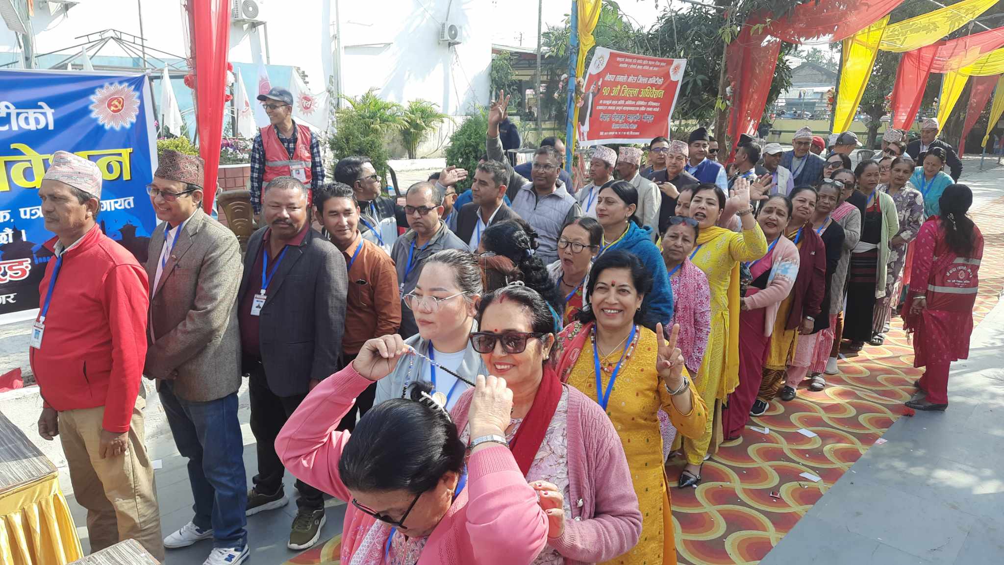एमाले मोरङको अधिवेशन : मतदान जारी