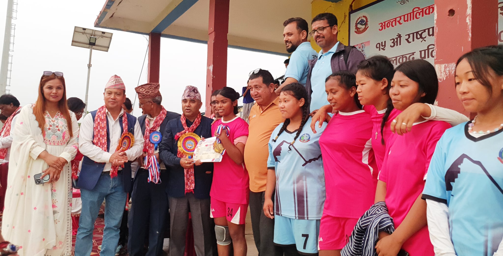 राष्ट्रपति रनिङ शिल्डको उपाधि सुन्दरहरैंचालाई