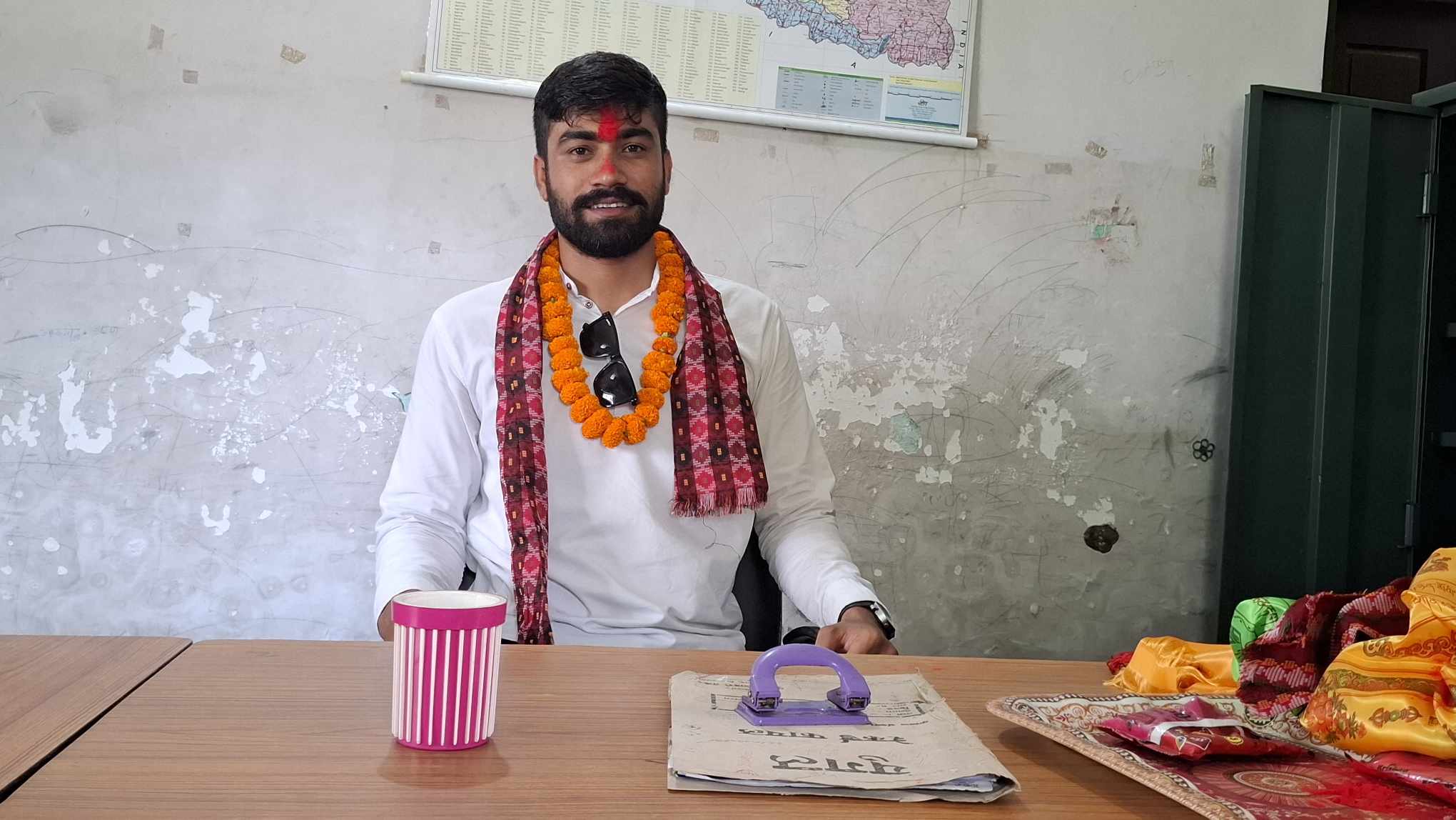 बाल संगठन सभापति पहाडीले गरे पदभार ग्रहण